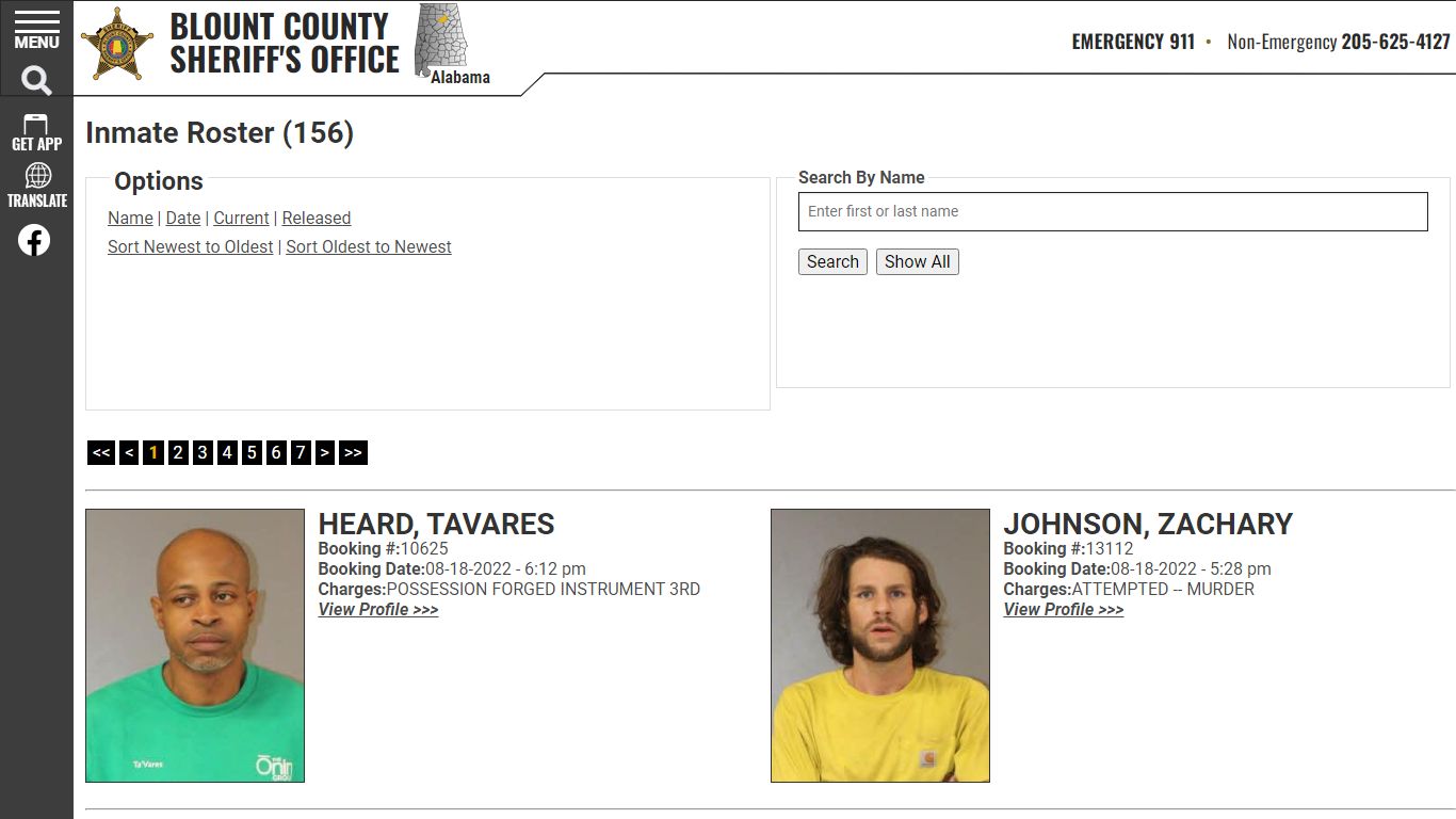 Inmate Roster - Current Inmates Booking Date Descending - Blount County ...